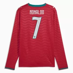 Levné Mužský Fotbalový Dres Portugalsko Ronaldo 7 Domácí Mistrovství Světa 2026 Dlouhý Rukáv