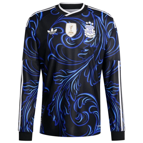 Levné Mužský Fotbalový Dres Argentina Venkovní Mistrovství Světa 2026 Dlouhý Rukáv