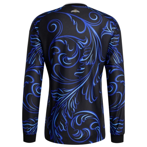 Levné Mužský Fotbalový Dres Argentina Venkovní Mistrovství Světa 2026 Dlouhý Rukáv