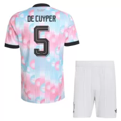 Levné Dětský Fotbalový Dres Belgie De Cuyper 5 Venkovní Mistrovství Světa 2026