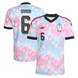 Levné Mužský Fotbalový Dres Belgie Onana 6 Venkovní Mistrovství Světa 2026