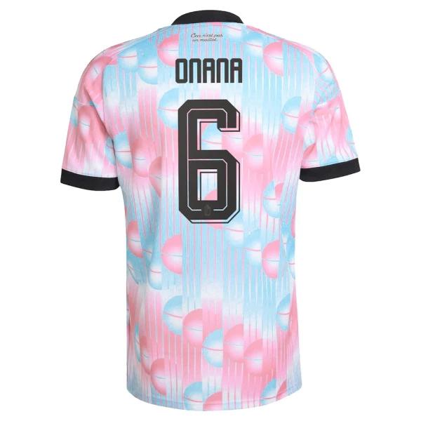 Levné Mužský Fotbalový Dres Belgie Onana 6 Venkovní Mistrovství Světa 2026