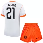 Levné Dětský Fotbalový Dres Nizozemsko Frenkie de Jong 21 Venkovní Mistrovství Světa 2026