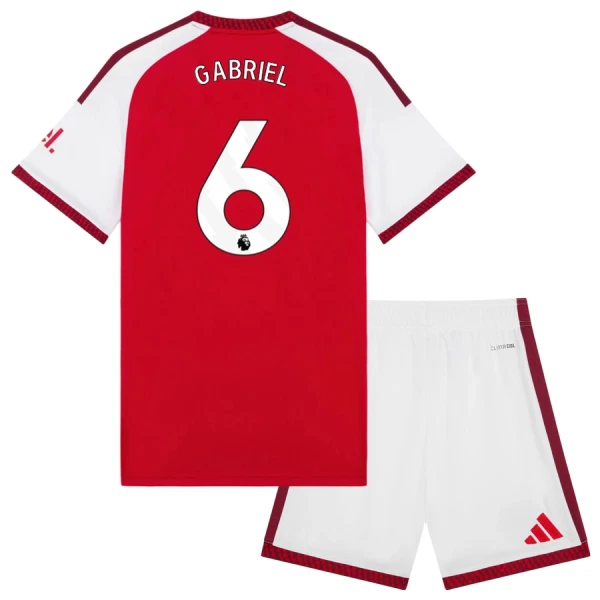 Levné Dětský Fotbalový Dres Arsenal Gabriel 6 Domácí 2026-27 Levné Dětský Fotbalový Dres Arsenal Gabriel 6 Domácí 2026-27
