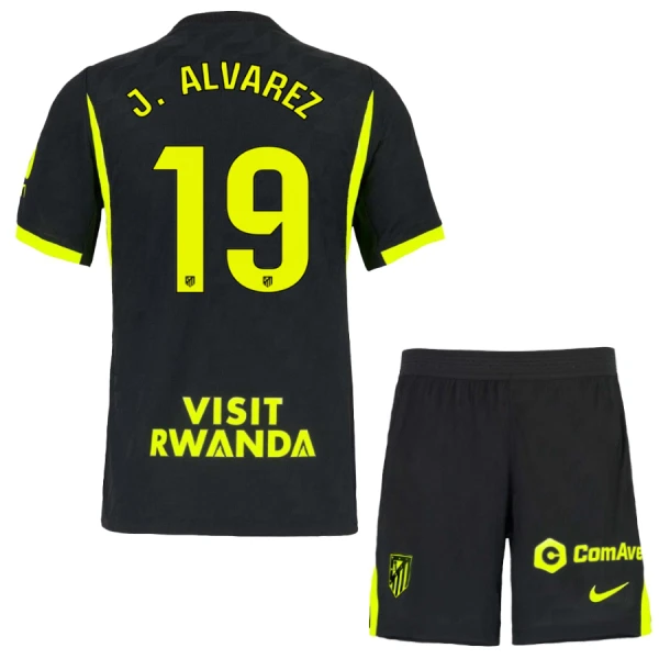 Levné Dětský Fotbalový Dres Atlético Madrid J. Alvarez 19 Venkovní 2026-27