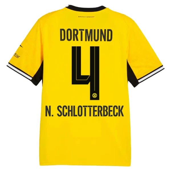 Levné Mužský Fotbalový Dres Borussia Dortmund N. Schlotterbeck 4 Domácí 2026-27