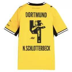 Levné Mužský Fotbalový Dres Borussia Dortmund N. Schlotterbeck 4 Domácí 2026-27 - Speciální