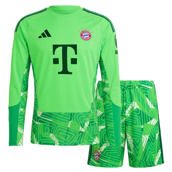 Levné Dětský Fotbalový Dres FC Bayern Mnichov Brankářské Domácí 2026-27 Dlouhý Rukáv