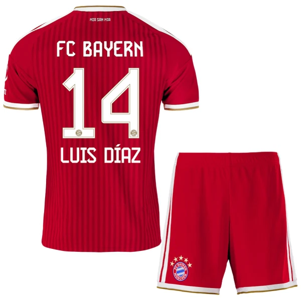 Levné Dětský Fotbalový Dres FC Bayern Mnichov Luis Diaz 14 Domácí 2026-27 Levné Dětský Fotbalový Dres FC Bayern Mnichov Luis Diaz 14 Domácí 2026-27
