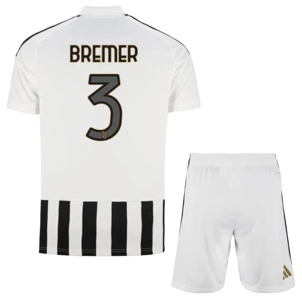 Levné Dětský Fotbalový Dres Juventus Bremer 3 Domácí 2026-27 Levné Dětský Fotbalový Dres Juventus Bremer 3 Domácí 2026-27