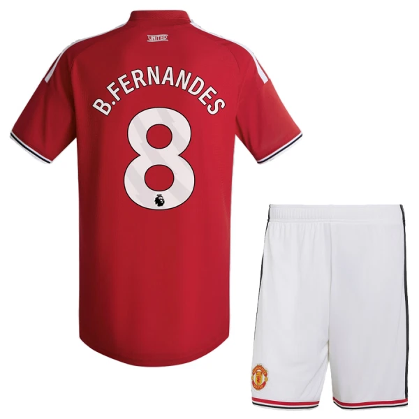 Levné Dětský Fotbalový Dres Manchester United Bruno Fernandes 8 Domácí 2026-27 Levné Dětský Fotbalový Dres Manchester United Bruno Fernandes 8 Domácí 2026-27