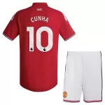 Levné Dětský Fotbalový Dres Manchester United Cunha 10 Domácí 2026-27