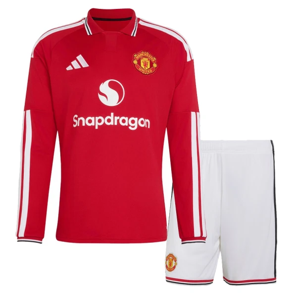 Levné Dětský Fotbalový Dres Manchester United Domácí 2026-27 Dlouhý Rukáv Levné Dětský Fotbalový Dres Manchester United Domácí 2026-27 Dlouhý Rukáv