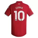 Levné Mužský Fotbalový Dres Manchester United Cunha 10 Domácí 2026-27