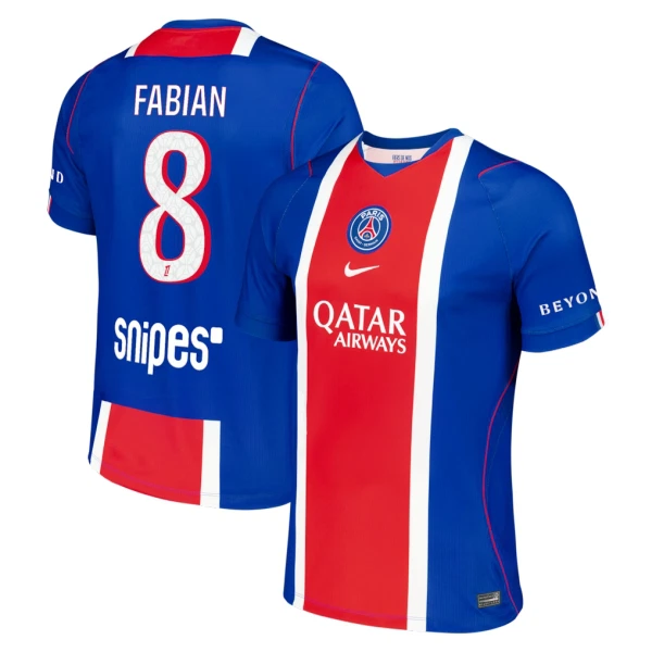 Levné Mužský Fotbalový Dres Paris Saint-Germain Fabian 8 Domácí 2026-27 Levné Mužský Fotbalový Dres Paris Saint-Germain Fabian 8 Domácí 2026-27
