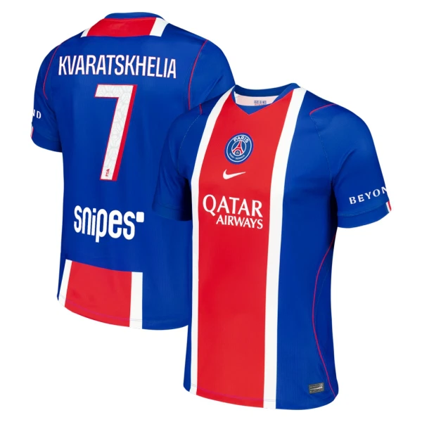Levné Mužský Fotbalový Dres Paris Saint-Germain Kvaratskhelia 7 Domácí 2026-27 Levné Mužský Fotbalový Dres Paris Saint-Germain Kvaratskhelia 7 Domácí 2026-27