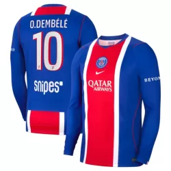 Levné Mužský Fotbalový Dres Paris Saint-Germain O. Dembele 10 Domácí 2026-27 Dlouhý Rukáv