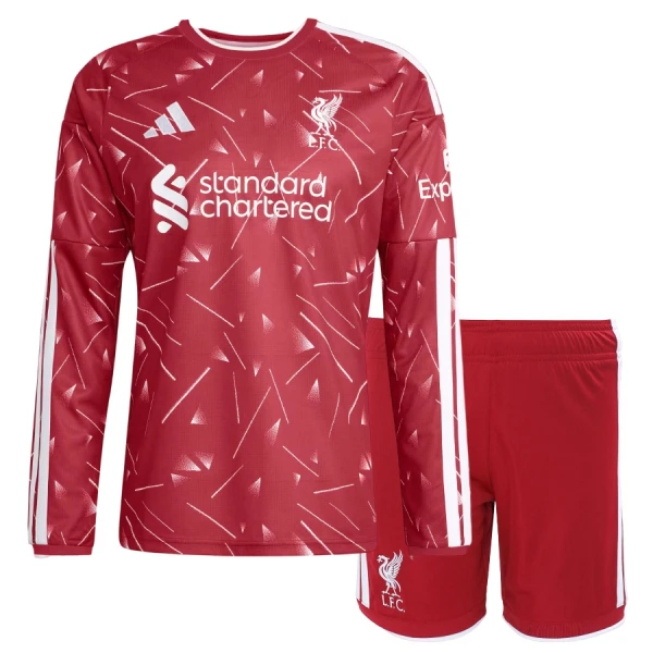 Levné Dětský Fotbalový Dres Liverpool Domácí 2026-27 Dlouhý Rukáv Levné Dětský Fotbalový Dres Liverpool Domácí 2026-27 Dlouhý Rukáv