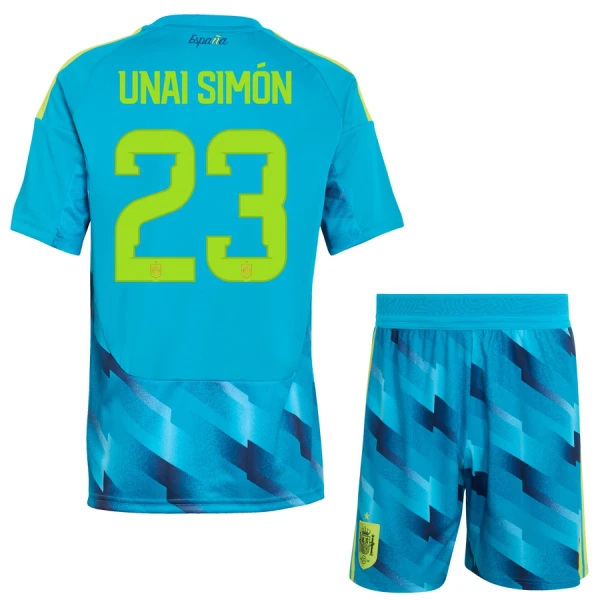 Levné Dětský Fotbalový Dres Španělsko Unai Simon 23 Brankářské Mistrovství Světa 2026 Levné Dětský Fotbalový Dres Španělsko Unai Simon 23 Brankářské Mistrovství Světa 2026