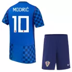 Levné Dětský Fotbalový Dres Chorvatsko Modrić 10 Venkovní Mistrovství Světa 2026