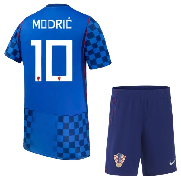 Levné Dětský Fotbalový Dres Chorvatsko Modrić 10 Venkovní Mistrovství Světa 2026 Levné Dětský Fotbalový Dres Chorvatsko Modrić 10 Venkovní Mistrovství Světa 2026