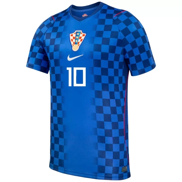 Levné Dětský Fotbalový Dres Chorvatsko Modrić 10 Venkovní Mistrovství Světa 2026