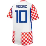 Levné Mužský Fotbalový Dres Chorvatsko Modrić 10 Domácí Mistrovství Světa 2026