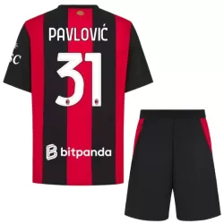 Levné Dětský Fotbalový Dres AC Milán Pavlovic 31 Domácí 2026-27