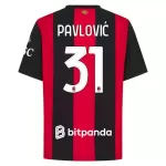 Levné Mužský Fotbalový Dres AC Milán Pavlovic 31 Domácí 2026-27