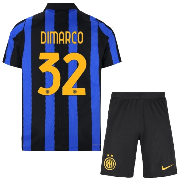 Levné Dětský Fotbalový Dres Inter Milán Dimarco 32 Domácí 2026-27 Levné Dětský Fotbalový Dres Inter Milán Dimarco 32 Domácí 2026-27