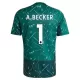 Levné Dětský Fotbalový Dres Liverpool A. Becker 1 Brankářské Domácí 2026-27 Zelená