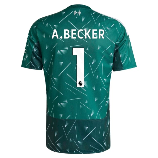 Levné Mužský Fotbalový Dres Liverpool A. Becker 1 Brankářské Domácí 2026-27 Zelená