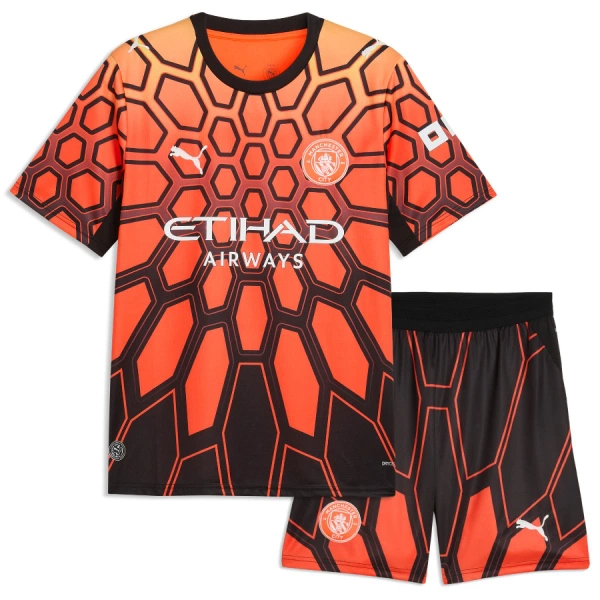 Levné Dětský Fotbalový Dres Manchester City Brankářské Alternativní 2026-27 Oranžový Levné Dětský Fotbalový Dres Manchester City Brankářské Alternativní 2026-27 Oranžový