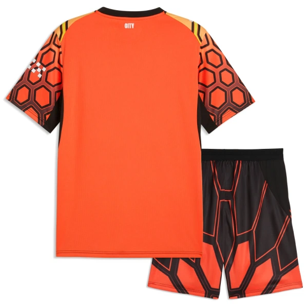 Levné Dětský Fotbalový Dres Manchester City Brankářské Alternativní 2026-27 Oranžový