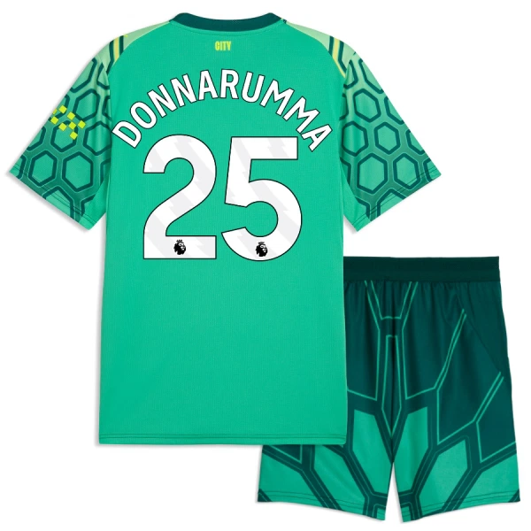 Levné Dětský Fotbalový Dres Manchester City Donnarumma 25 Brankářské Domácí 2026-27 Zelená