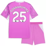 Levné Dětský Fotbalový Dres Manchester City Donnarumma 25 Venkovní Brankářské 2026-27 Růžová
