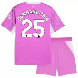 Levné Dětský Fotbalový Dres Manchester City Donnarumma 25 Venkovní Brankářské 2026-27 Růžová