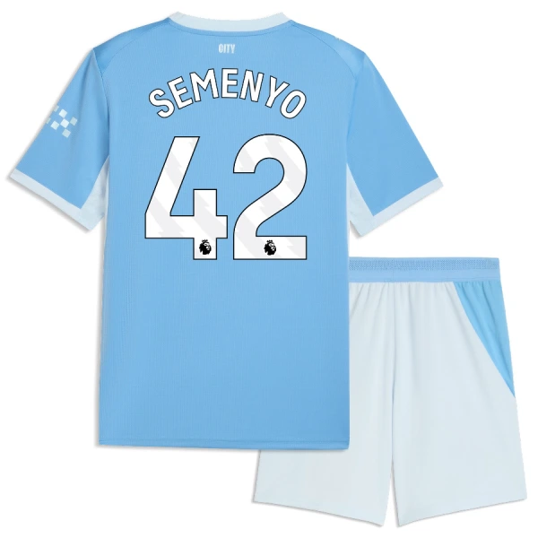 Levné Dětský Fotbalový Dres Manchester City Semenyo 42 Domácí 2026-27 Levné Dětský Fotbalový Dres Manchester City Semenyo 42 Domácí 2026-27