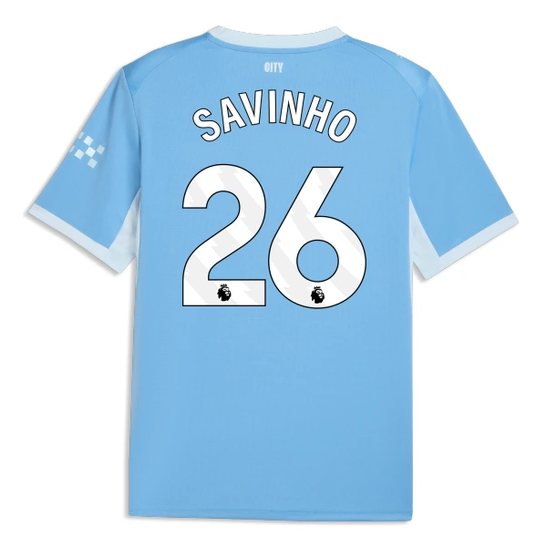 Levné Mužský Fotbalový Dres Manchester City Savinho 26 Domácí 2026-27