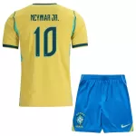 Levné Dětský Fotbalový Dres Brazílie Neymar JR 10 Domácí Mistrovství Světa 2026