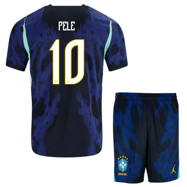 Levné Dětský Fotbalový Dres Brazílie Pele 10 Venkovní Mistrovství Světa 2026
