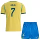 Levné Dětský Fotbalový Dres Brazílie Vini JR. 7 Domácí Mistrovství Světa 2026 Levné Dětský Fotbalový Dres Brazílie Vini JR. 7 Domácí Mistrovství Světa 2026