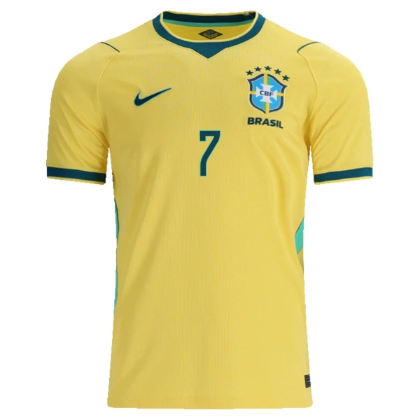 Levné Dětský Fotbalový Dres Brazílie Vini JR. 7 Domácí Mistrovství Světa 2026