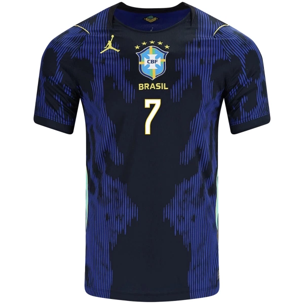Levné Dětský Fotbalový Dres Brazílie Vini JR. 7 Venkovní Mistrovství Světa 2026