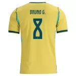 Levné Mužský Fotbalový Dres Brazílie Bruno Guimaraes 8 Domácí Mistrovství Světa 2026