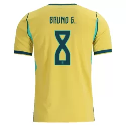 Levné Mužský Fotbalový Dres Brazílie Bruno Guimaraes 8 Domácí Mistrovství Světa 2026
