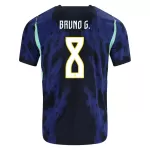Levné Mužský Fotbalový Dres Brazílie Bruno Guimaraes 8 Venkovní Mistrovství Světa 2026