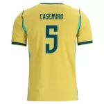 Levné Mužský Fotbalový Dres Brazílie Casemiro 5 Domácí Mistrovství Světa 2026