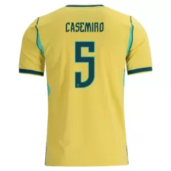 Levné Mužský Fotbalový Dres Brazílie Casemiro 5 Domácí Mistrovství Světa 2026