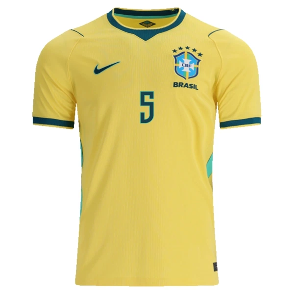 Levné Mužský Fotbalový Dres Brazílie Casemiro 5 Domácí Mistrovství Světa 2026